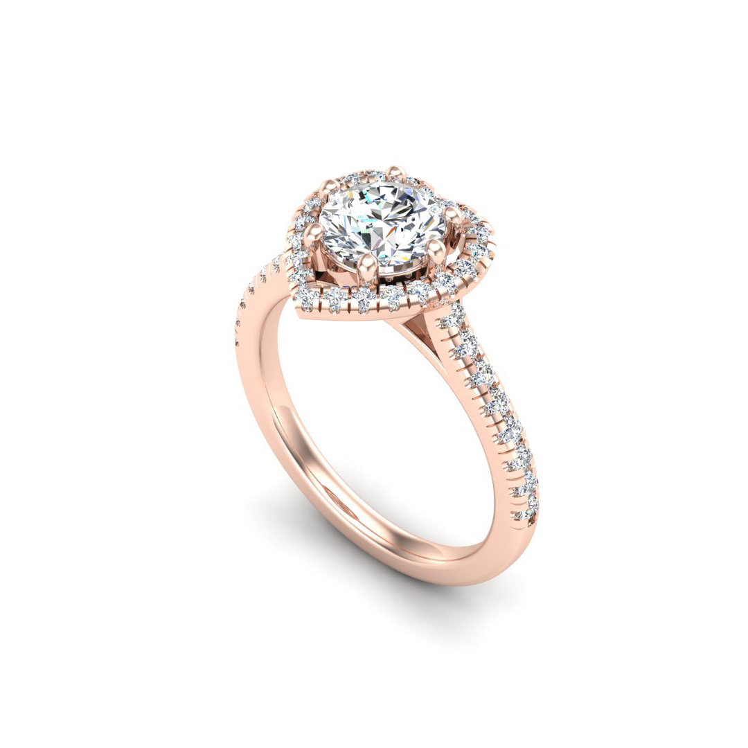 Tracy Halo Engagement Ring